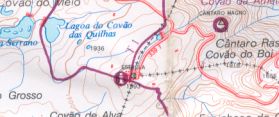 The Parque Natural da Serra da Estrela map sample The Parque Natural da Serra da Estrela map sample