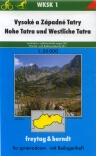 Cover of freytag & berndt 1:50,000 map of the High Tatra. Picture of Map cover