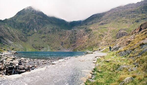 Snowdon and Glaslyn from the Miner's Track.